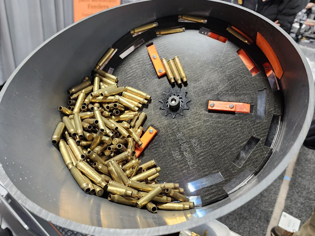 AccuWeigh system running at the Ammo Inspector booth at SHOT Show